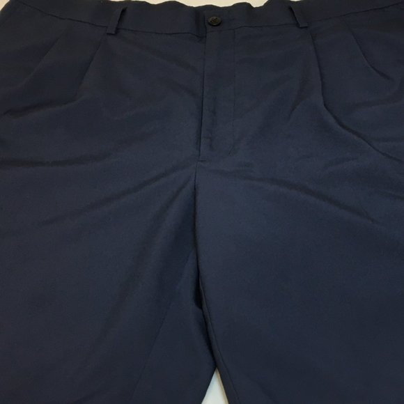 MEN's PRO TOUR GOLF SHORTs 11" INSEAM STRETCH WICKING NAVY BLUE WST: 42 - Picture 3 of 9